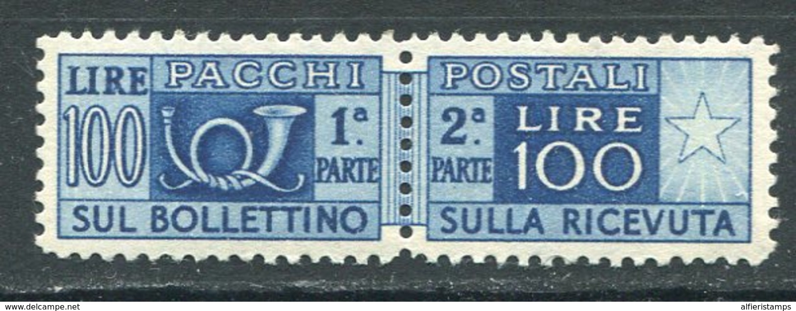 1946/51- P.P. 100 LIRE RUOTA- M.N.H.- LUXE !! - Postpaketten