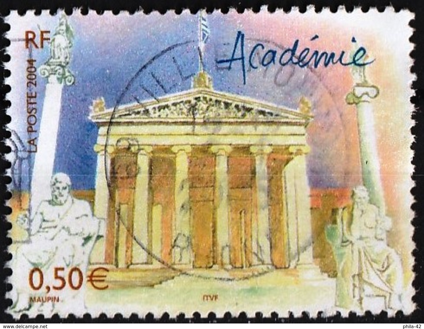 France 2004 - Athen Academy ( Mi 3868 - YT 3718 ) - Oblitérés