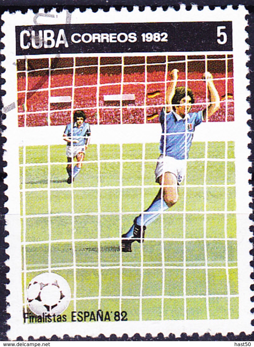Kuba Cuba - Fußball-WM Spanien (Mi.Nr.: 2685) 1982 - Gest Used Obl - Used Stamps