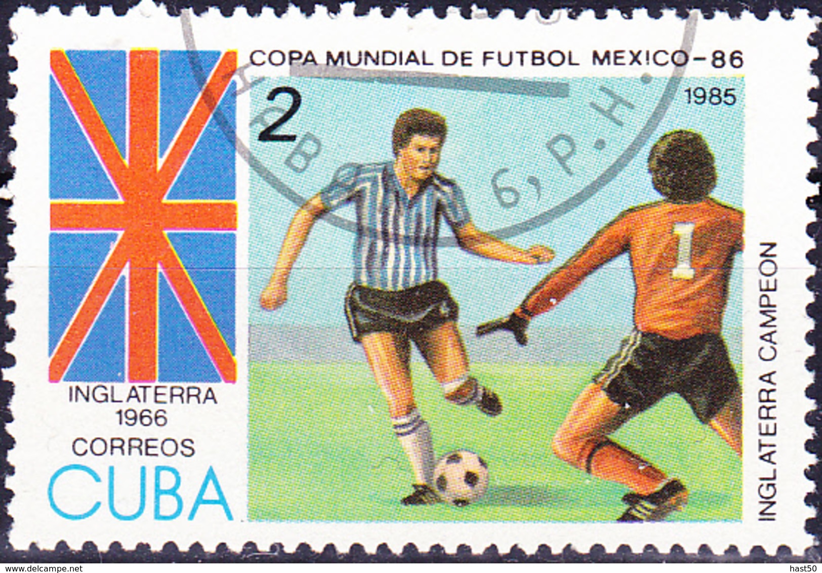 Kuba Cuba - Fußball-WM Mexico (Mi.Nr.: 2912) 1985 - Gest Used Obl - Used Stamps