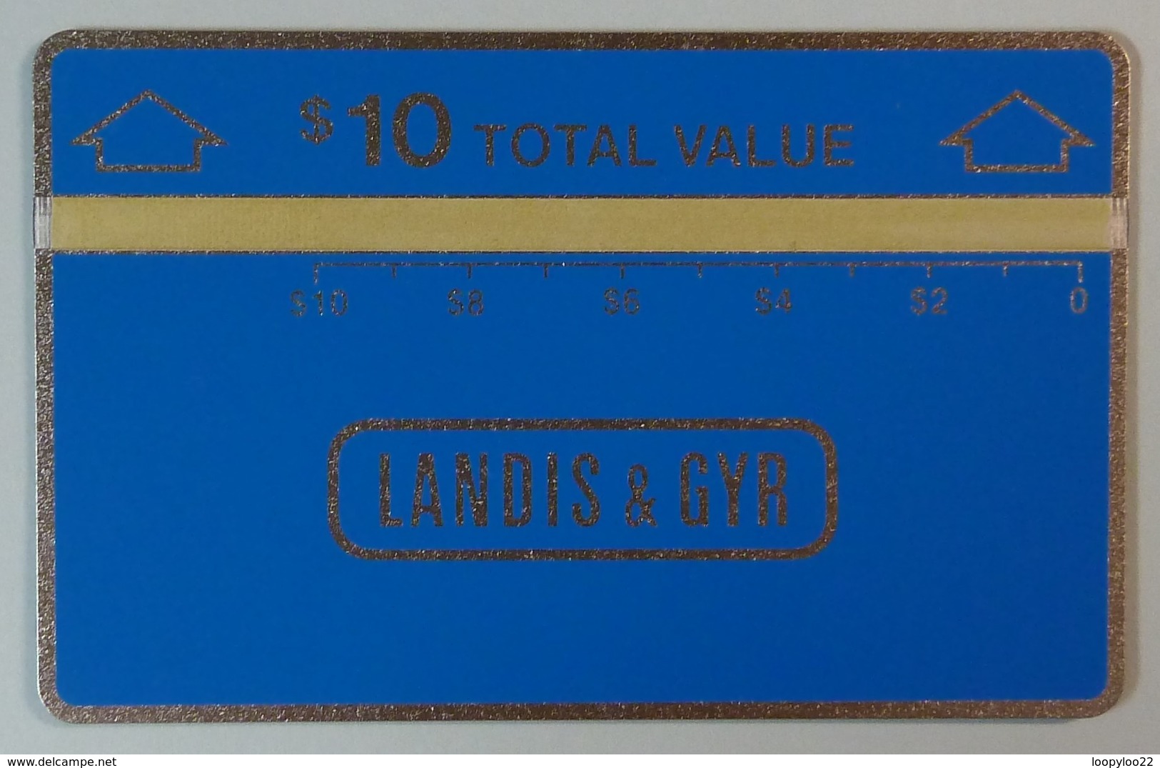 USA - L&G - Pre Trial Test Card - $10 - 701C - MINT - [1] Tarjetas Holográficas (Landis & Gyr)