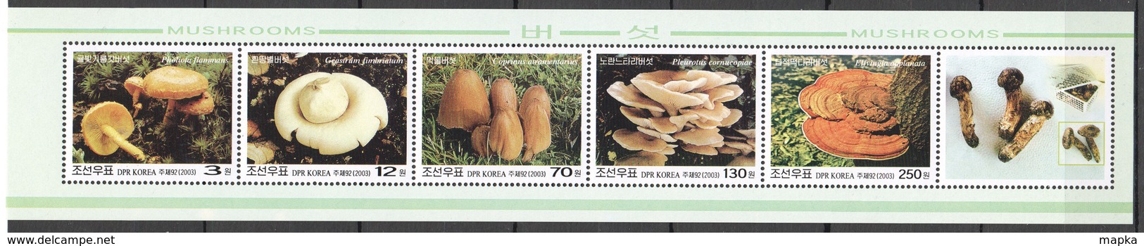 C273 2003 KOREA NATURE MUSHROOMS 1KB MNH - Paddestoelen