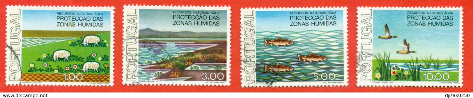 Portugal 1976.Environmental Protection. Used Stamps. Complete Series. - Environment & Climate Protection