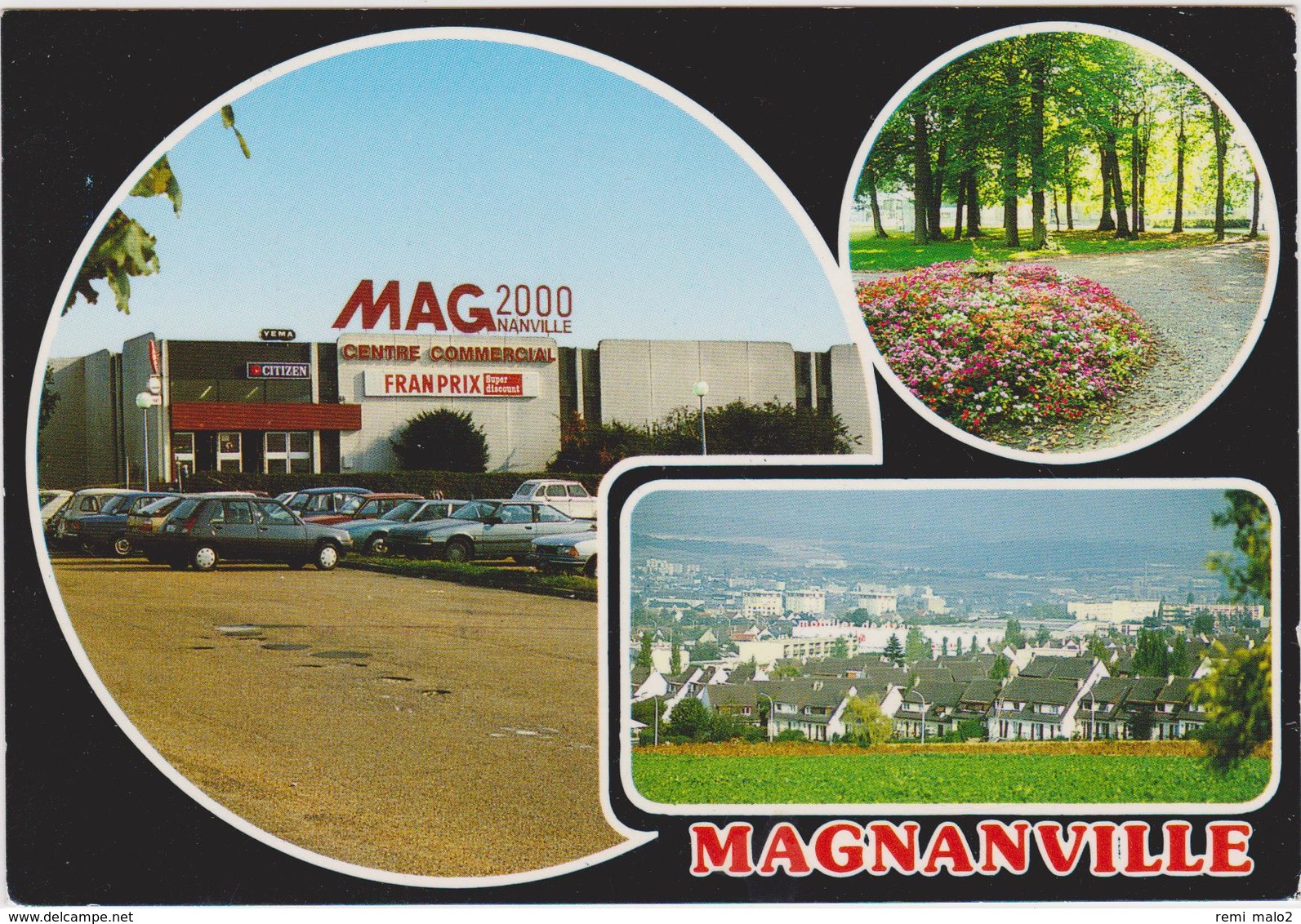 CPSM    MAGNANVILLE 78  Vue Générale.Centre Commercial.Le Parc - Magnanville