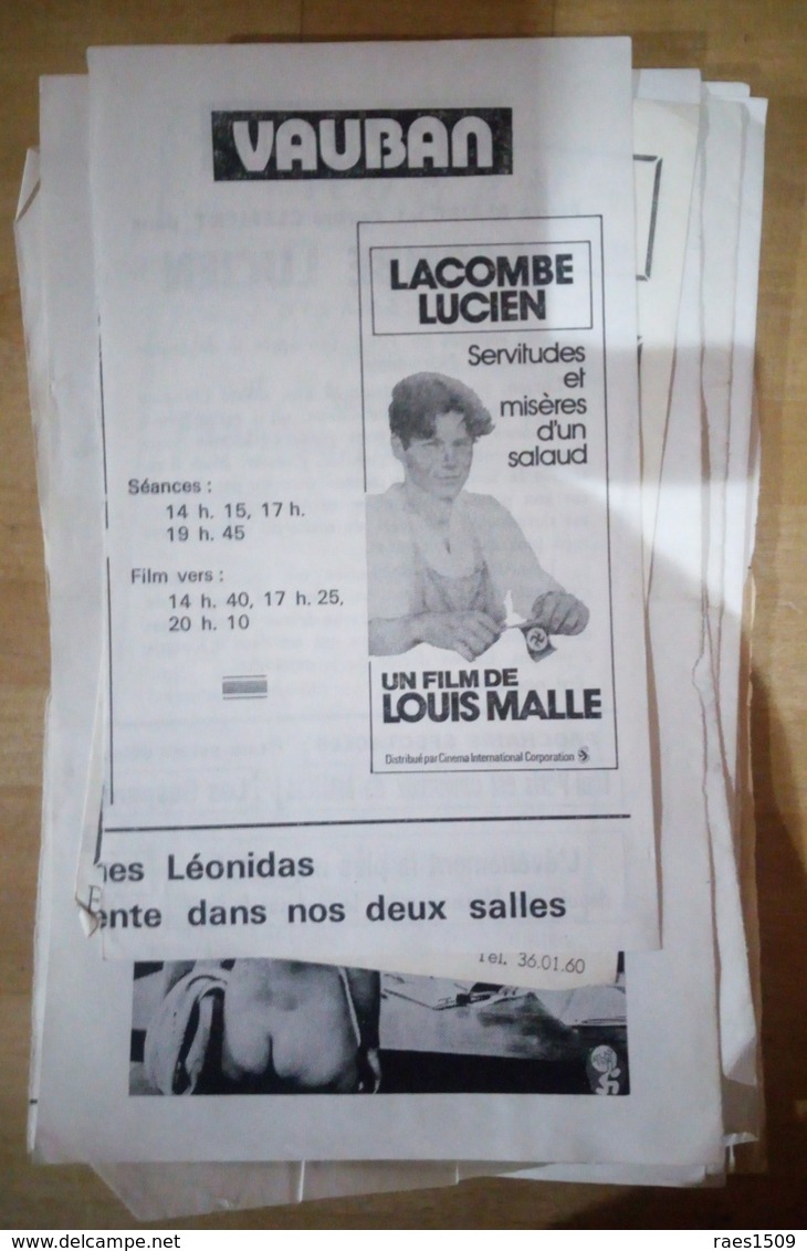 Beau Lot D'anciens Programmes De Cinémas De Charleroi - Programmes