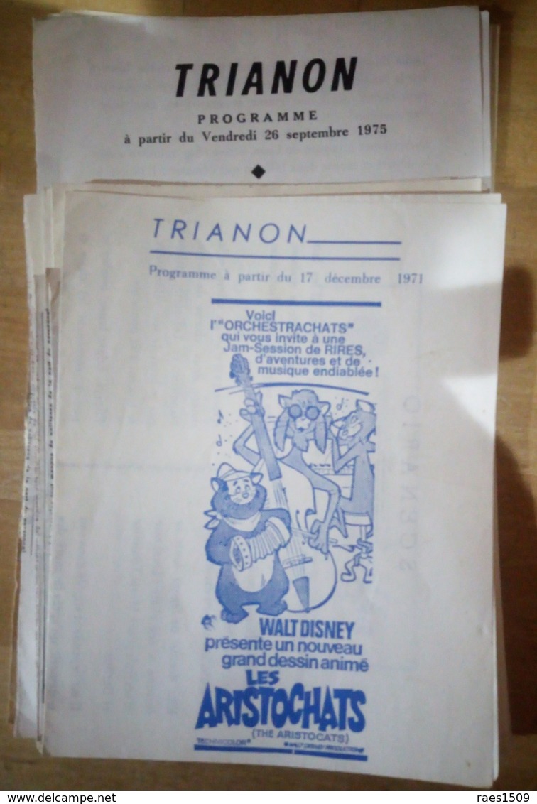 Beau Lot D'anciens Programmes De Cinémas De Charleroi - Programmes