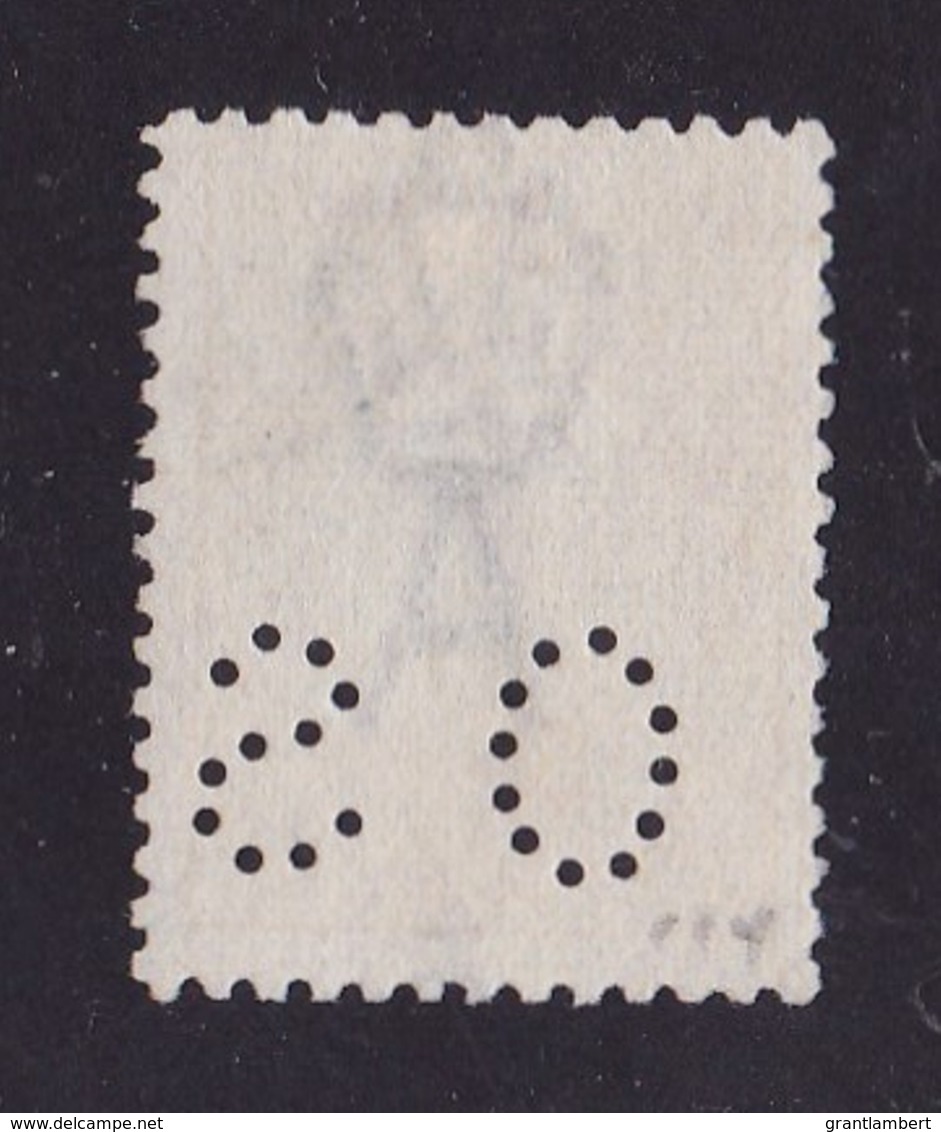 Australia 1918 Kangaroo 5/- 3rd Watermark Perf OS CTO - White Flaw On Leg - Used Stamps