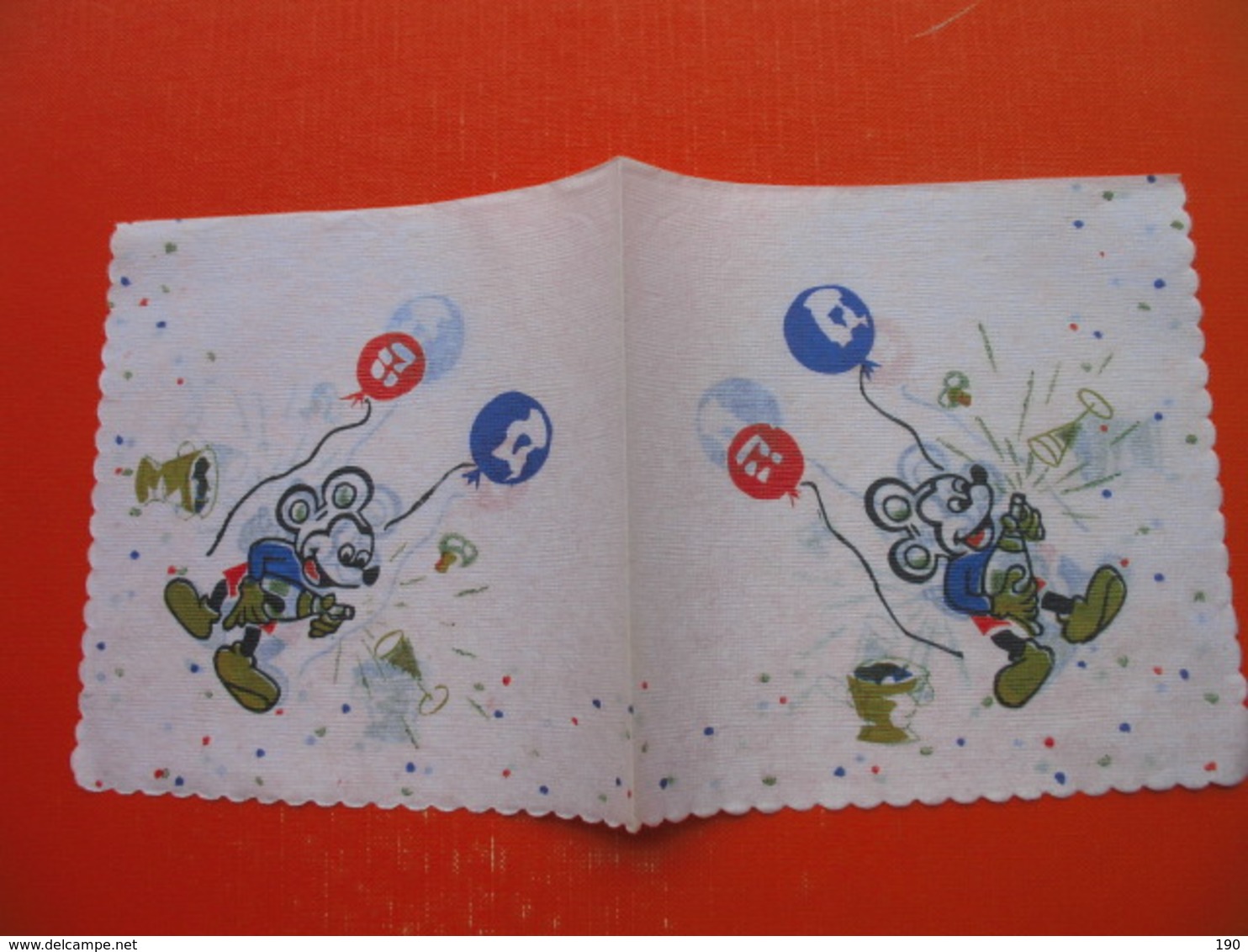 Paper Napkin.MICKEY MOUSE-WALT DISNEY? - Serviettes Publicitaires