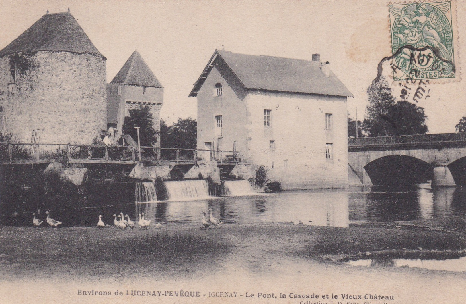 Igornay - Le Pont, La Cascade Et Le Vieux Château - Autres & Non Classés