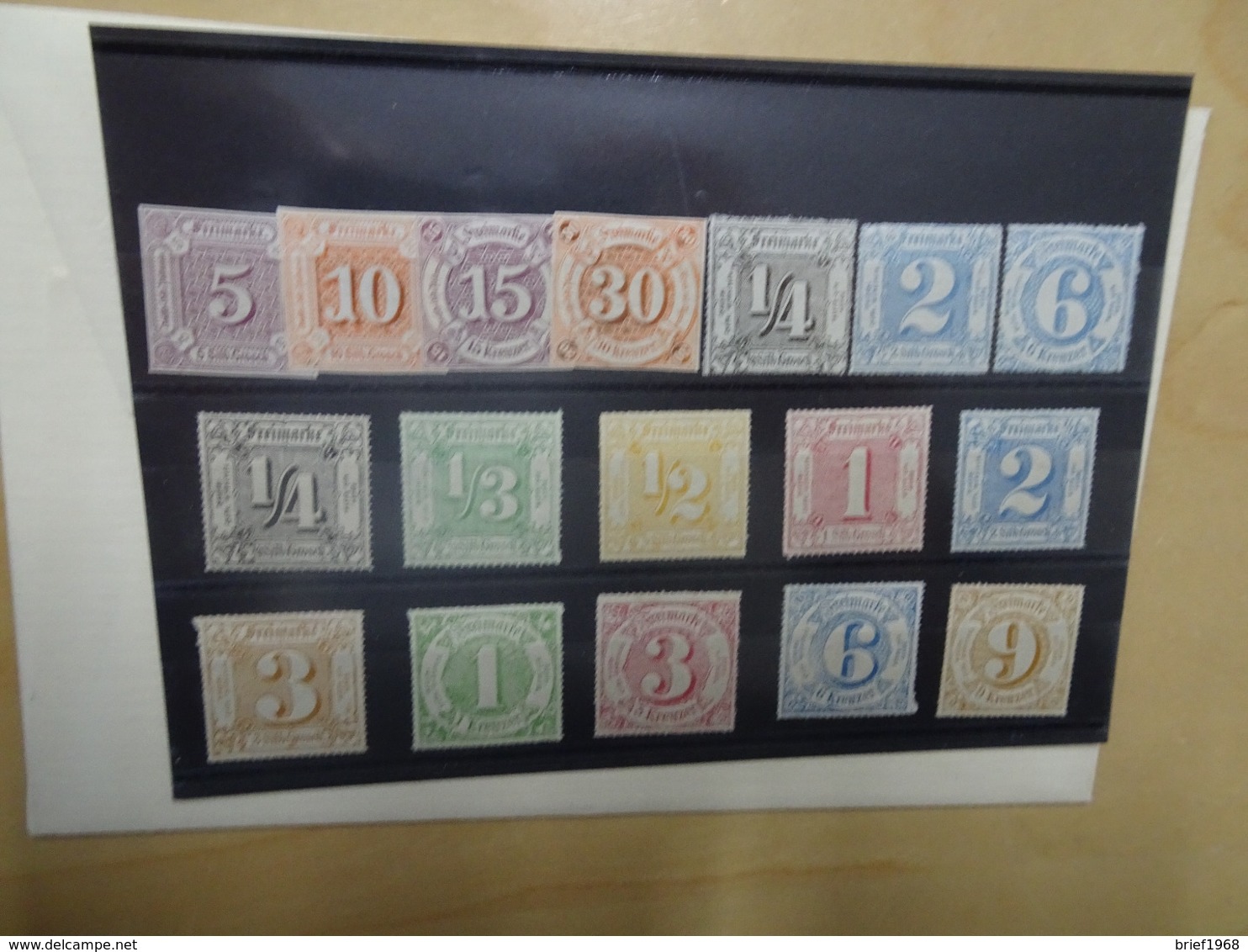 Thurn & Taxis 17 Postfrische Briefmarken (9554) - Sonstige & Ohne Zuordnung