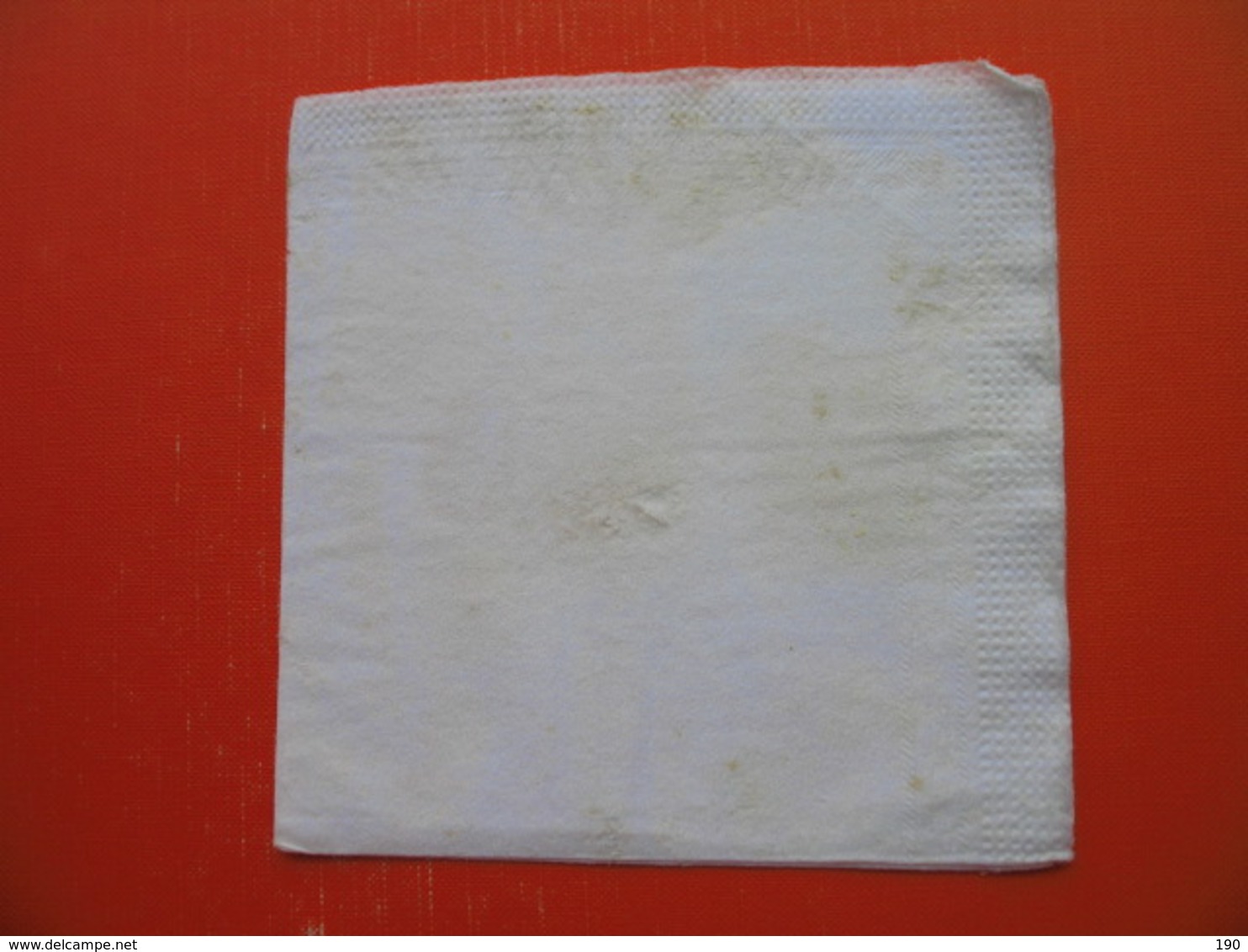 Paper Napkin.RESTAURANT RESTO ST.LAZARE - Werbeservietten