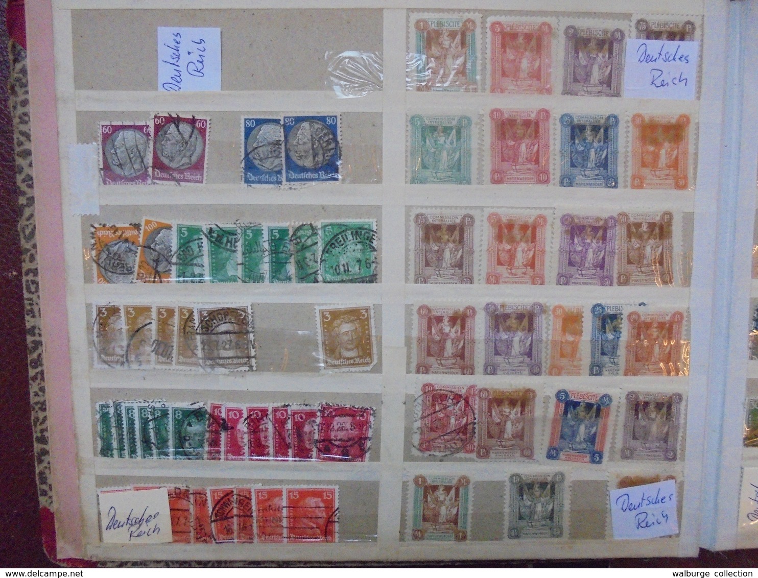 BEAU LOT PLUSIEURS MILLIERS TIMBRES EUROPE A RECLASSER(REICH+DIVERS) ! A SAISIR !!! (2 KILOS)(2345)