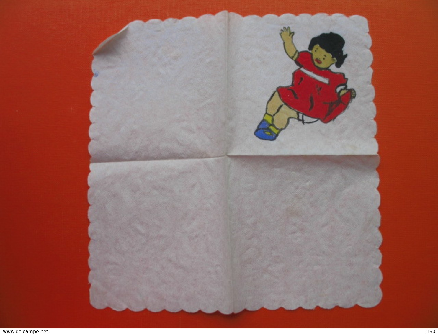Paper Napkin.Hand Painting - Serviettes Publicitaires