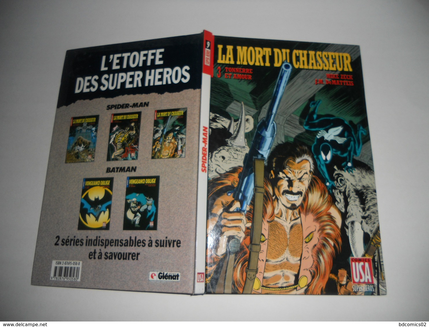 Spider-Man Tonnerre Et Amour - La Mort Du Chasseur - Tonnerre Et Amour  COLLECTION GLENAT   TBE - Spiderman