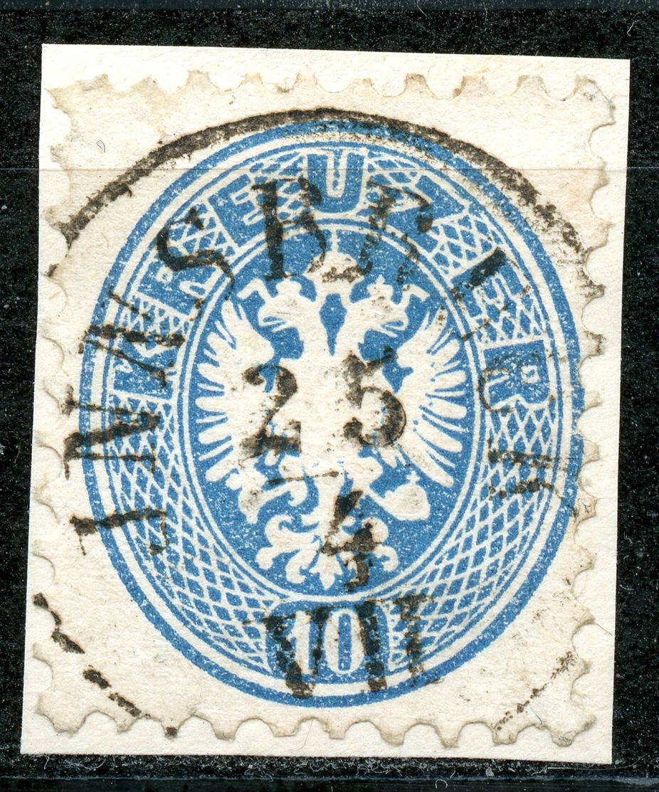 Nr. 27 Zentrischer Vollstempel "INNSBRUCK" Briefstück - Used Stamps