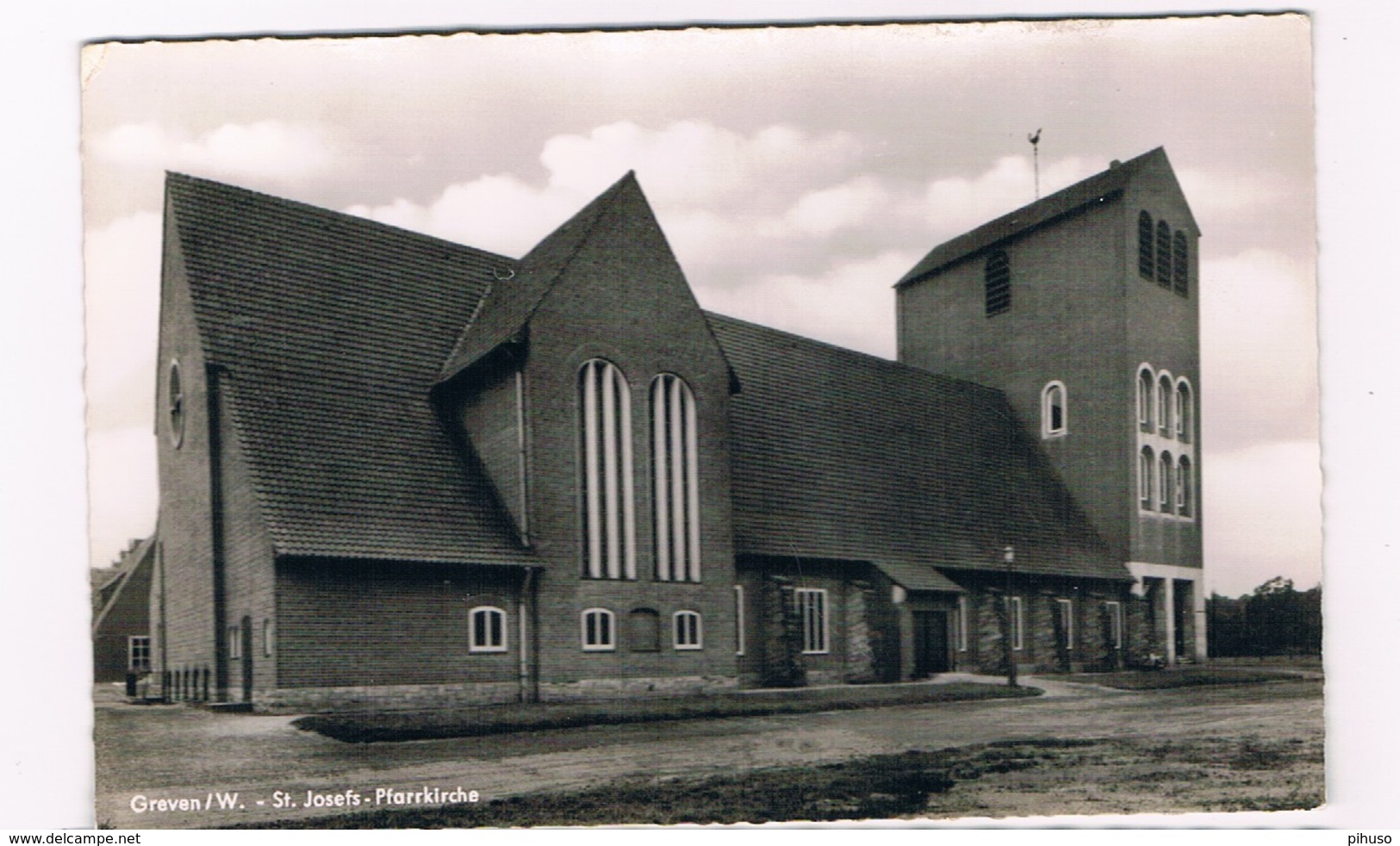 D-8997   GREVEN : St. Josefs-Pfarrkirche - Greven