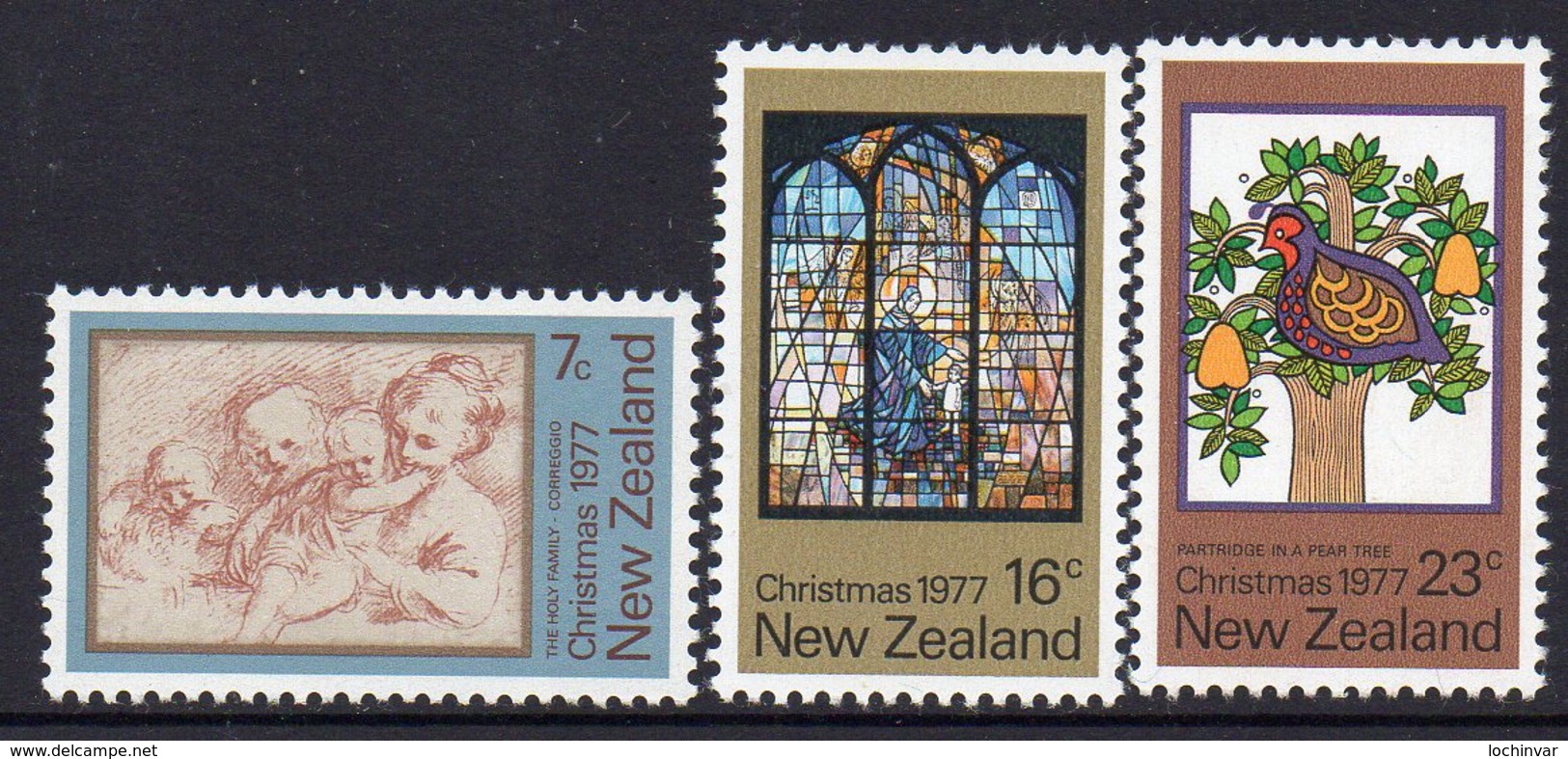 NEW ZEALAND, 1977 XMAS 3 MNH - Unused Stamps