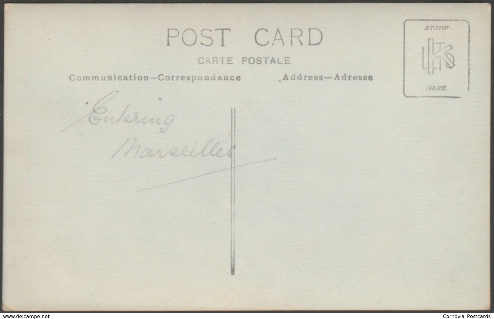 Entering Marseille, C.1920 - K Ltd RP Postcard - Joliette, Port Area