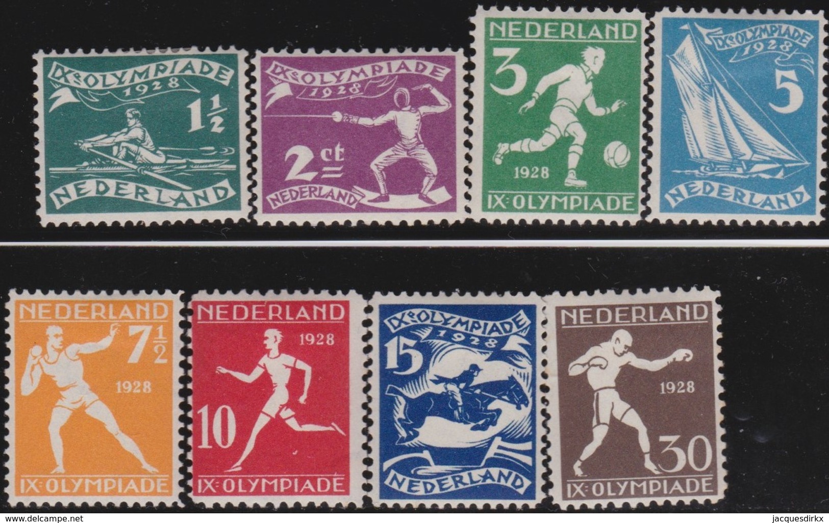 Nederland      .    NVPH    .   212/219      .   *     .      Ongebruikt      .   /   .  Mint-hinged - Ongebruikt