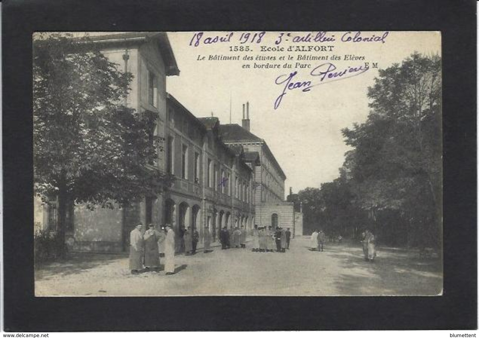 CPA Val De Marne 94 Maisons Alfort école Vétérinaire Vétérinary écrite - Maisons Alfort