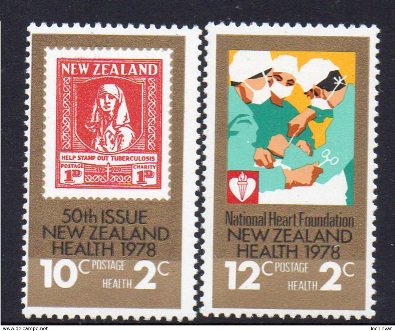 NEW ZEALAND, 1978 HEALTH 2 MNH - Unused Stamps