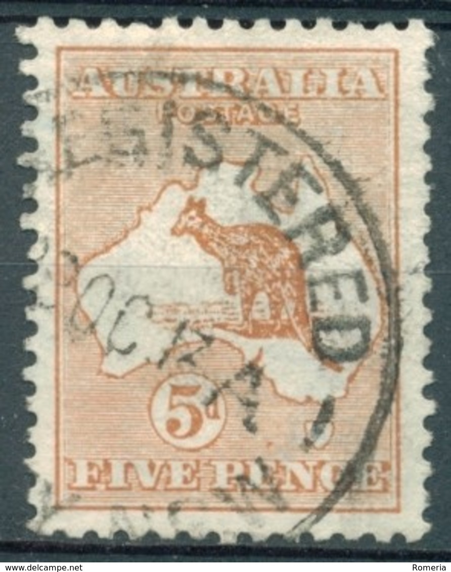 Australie - 1912/1919 - Yt 7 - Série Courante - Oblitéré - Usados
