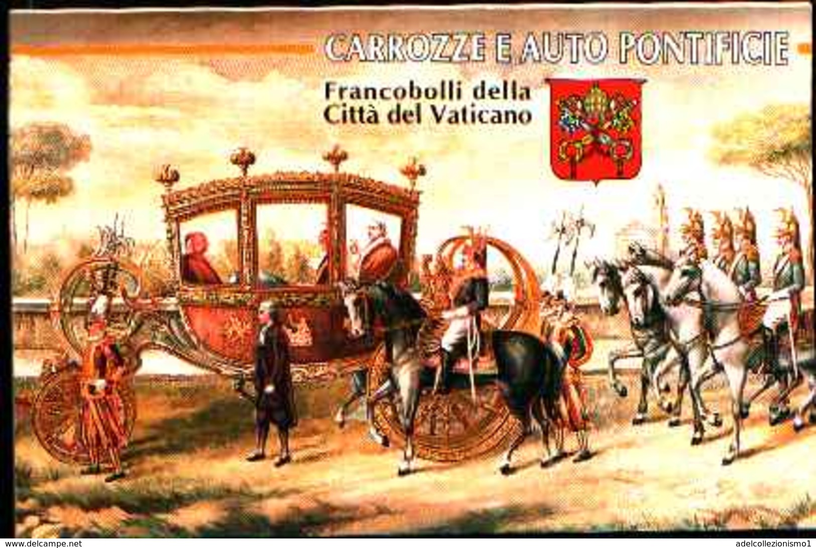 74916) VATICANO-Carrozze E Auto Pontificie (4 Esemplari In Blocchi Da 4 Ciascuno) - LIBRETTO - 1997 -MNH** - Libretti