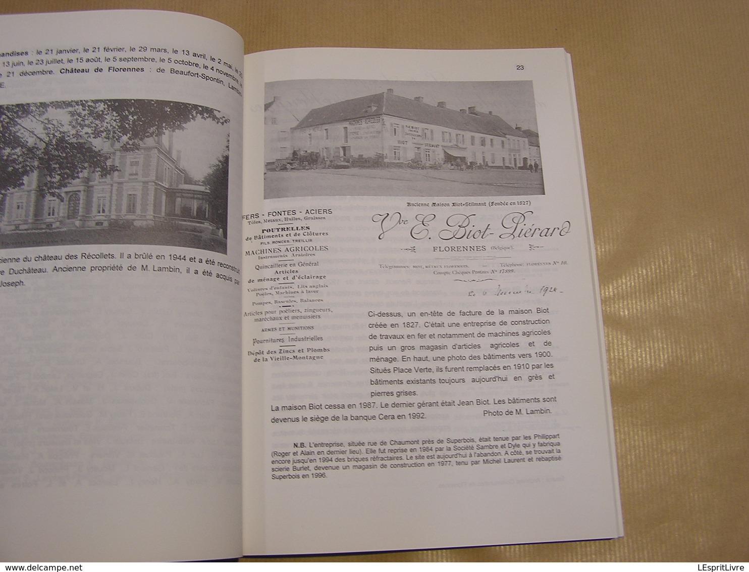 A LA DECOUVERTE DE FLORENNES Régionalisme St Aubin Hanzinne Morialmé Hemptinne Corenne Morville Thy Flavion Rosée SNCV