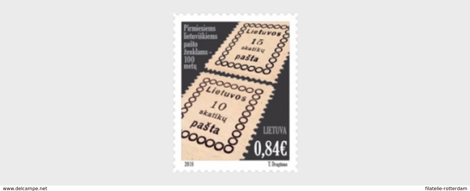 Litouwen / Lithuania - Postfris / MNH - 100 Jaar Postzegels 2018 - Litouwen