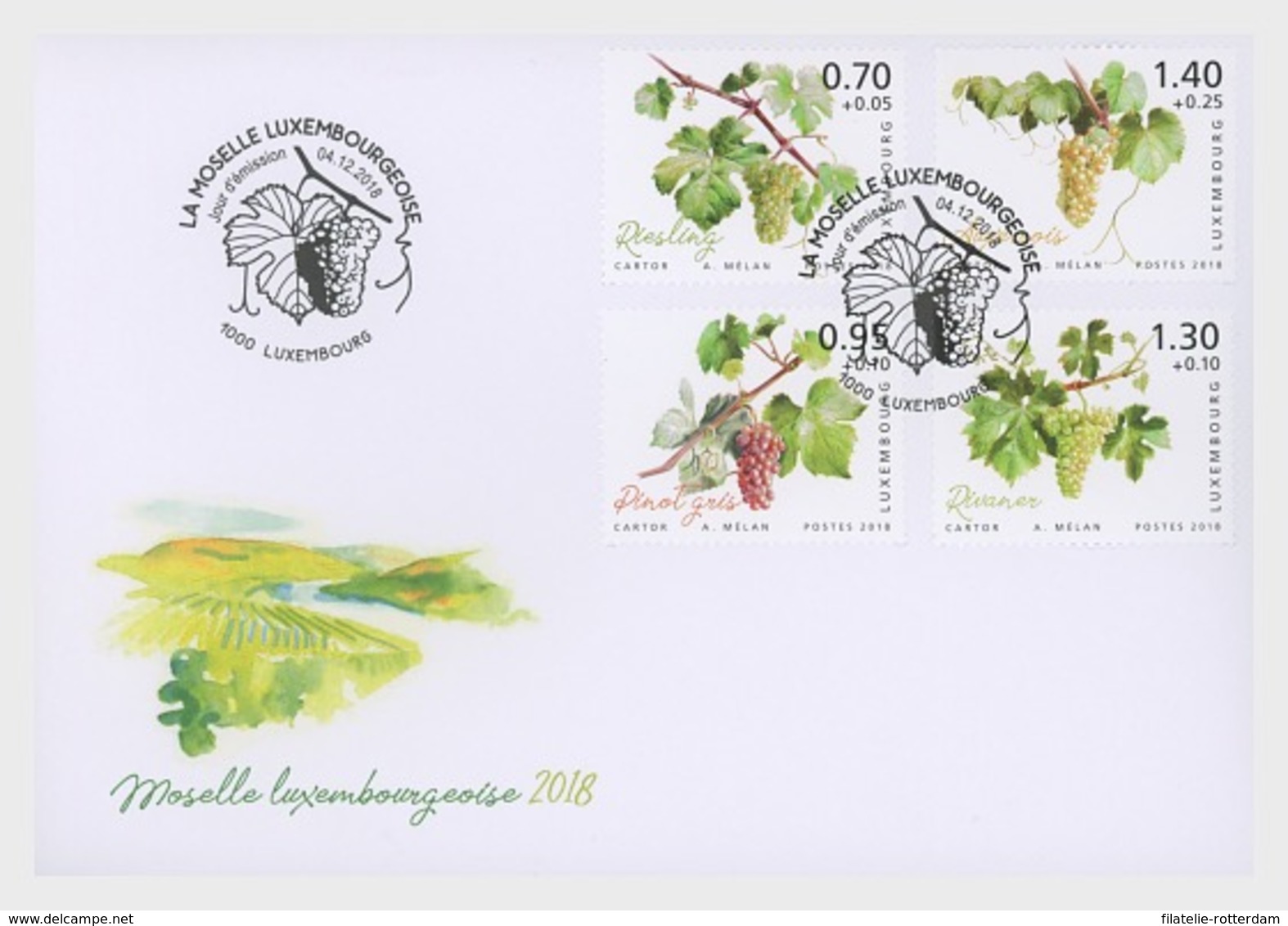 Luxemburg / Luxembourg - Postfris / MNH - FDC Moezelregio 2018 - Ungebraucht