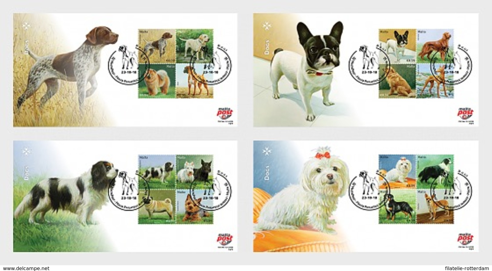 Malta / Malte - Postfris / MNH - FDC Honden 2018 - Malta