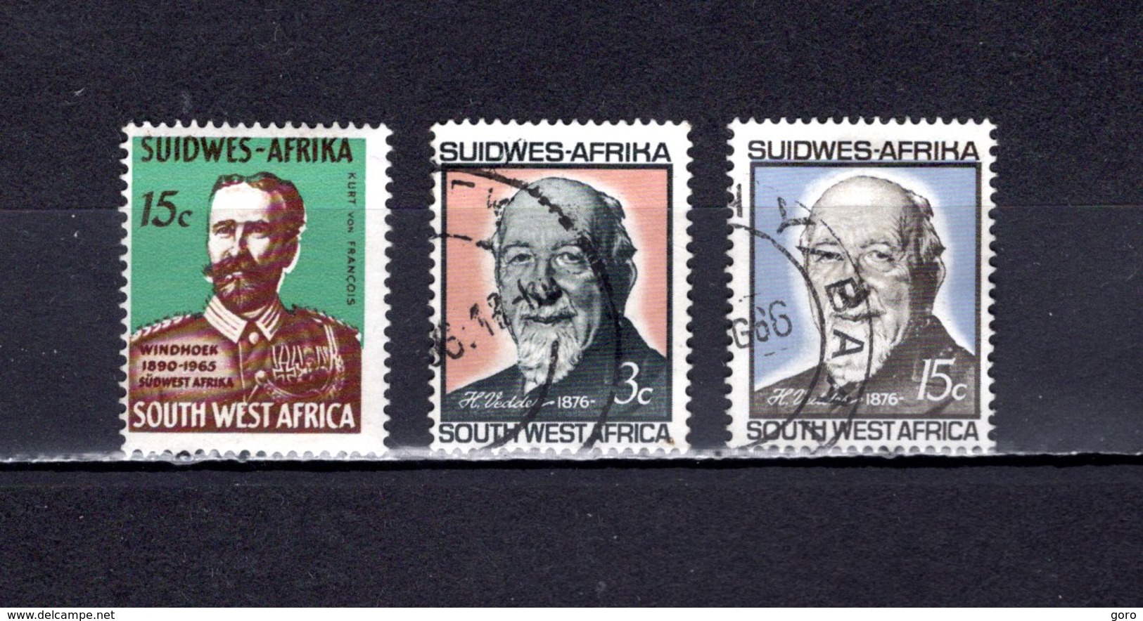 Africa Del Sudoeste  .   1965-66  .  Y&T  Nº   279-280/281 - África Del Sudoeste (1923-1990)