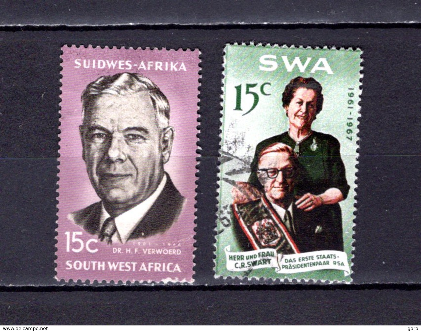 Africa Del Sudoeste  .   1966-67  .  Y&T  Nº   284-297 - África Del Sudoeste (1923-1990)