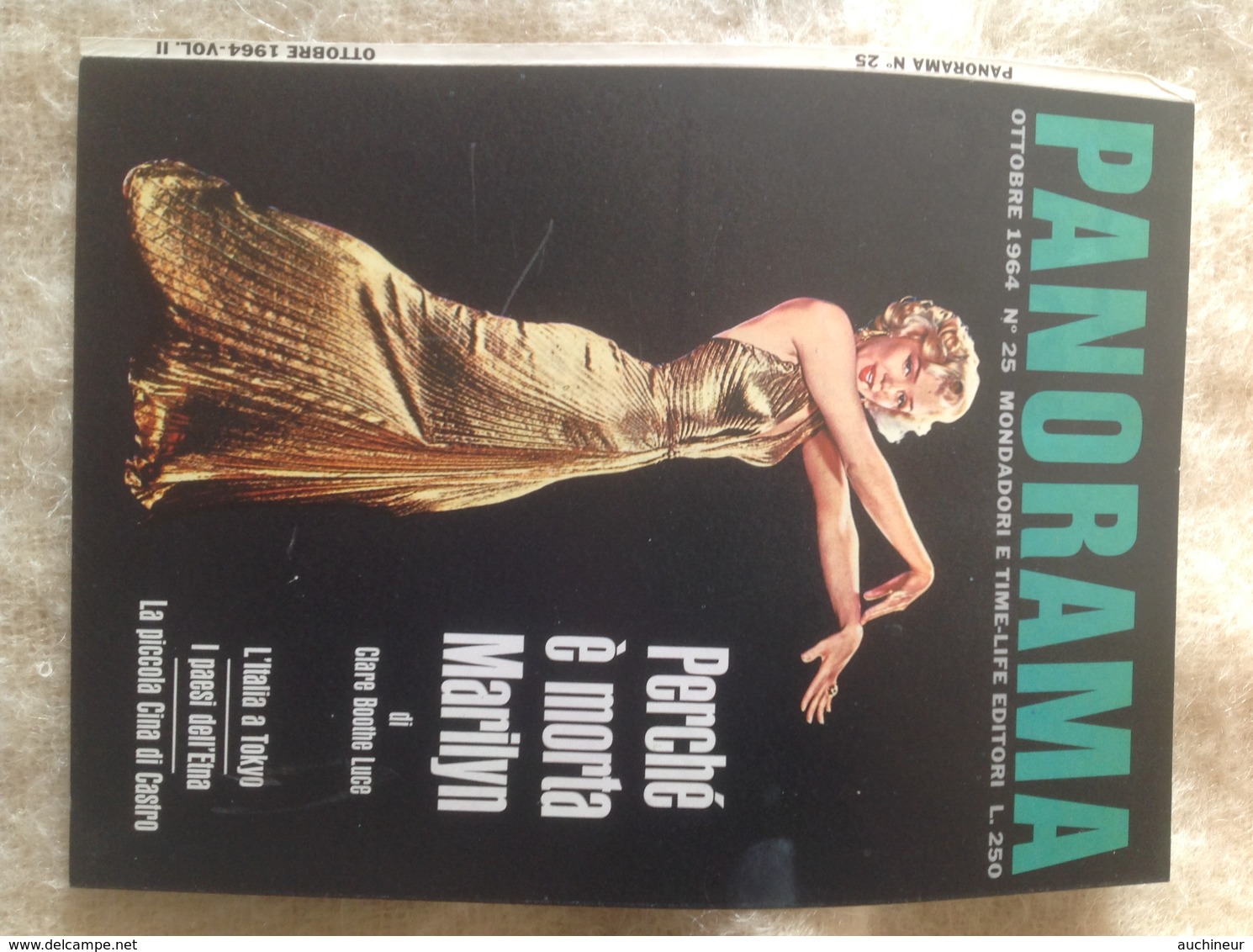 1964 Panorama 25, Cover Marilyn Monroe - Cinema