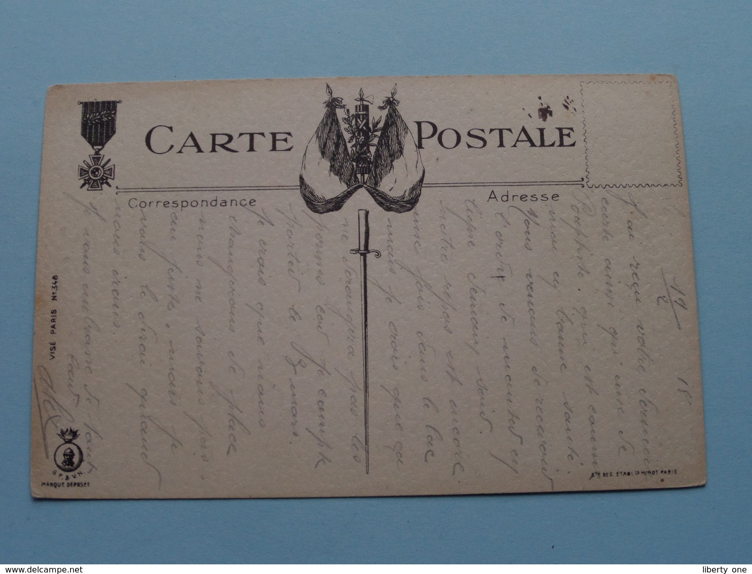 La Sape ( GABARD - Visé Paris N° 348 - G.F. &  V.N. ) Anno 1918 ( Zie/voir Foto ) ! - Guerre 1914-18