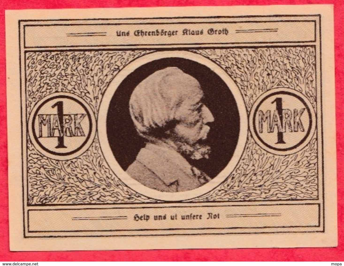 Allemagne 1 Notgeld De 1 Mark Stadt Heide (RARE) Dans L 'état  N °2929 - Collections