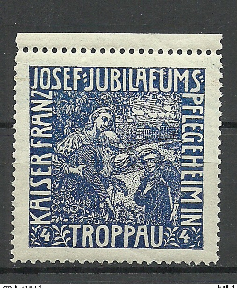POLAND Austria Österreich Ca 1910 Keiser Franz Joseph Jubiläums Pflegeheim Troppau Vignette Werbemarke MNH - Vignetten (Erinnophilie)