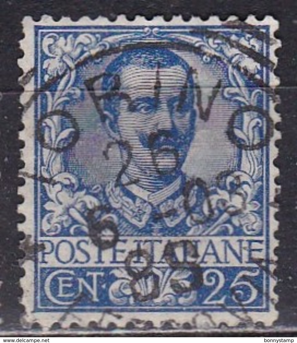 Regno D'Italia, 1901 - 25c Effige Di Vittorio Emanuele III - Nr.73 Usato° - Afgestempeld