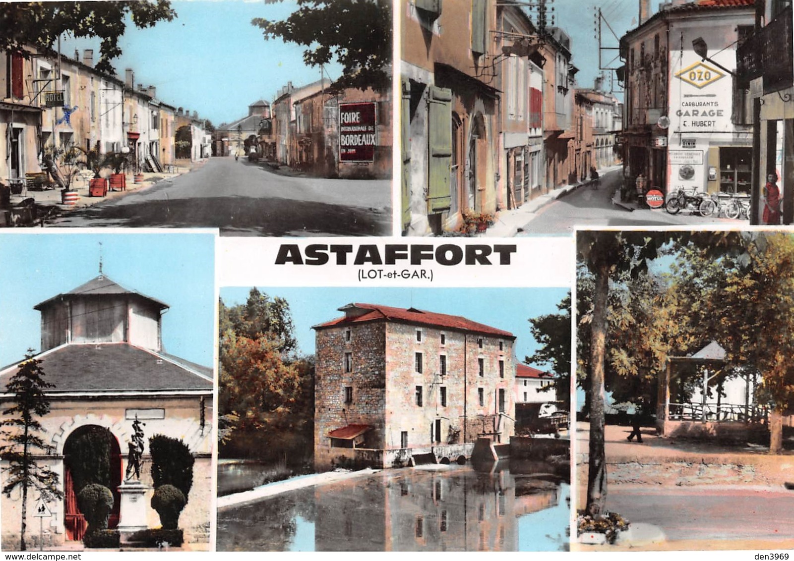 Astaffort - Vues Multiples - Eglise - Moulin - Kiosque - Astaffort