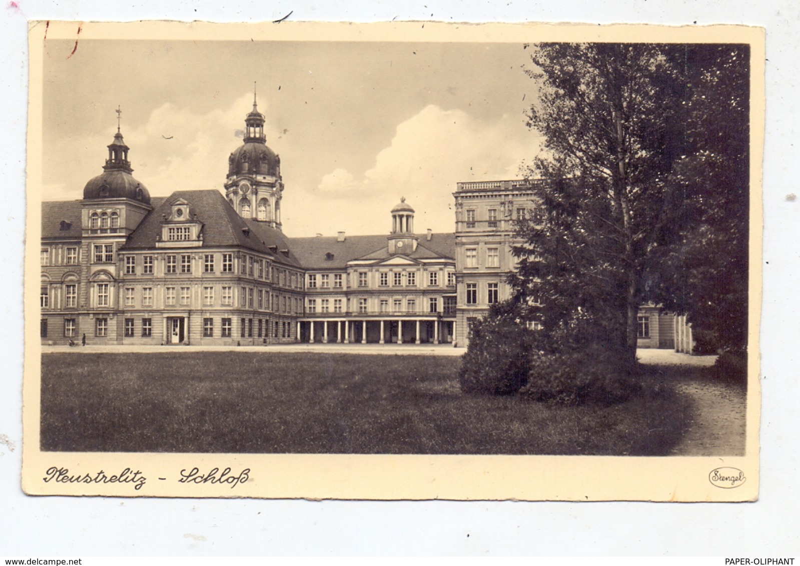 0-2080 NEUSTRELITZ, Schloß, 1941 - Neustrelitz