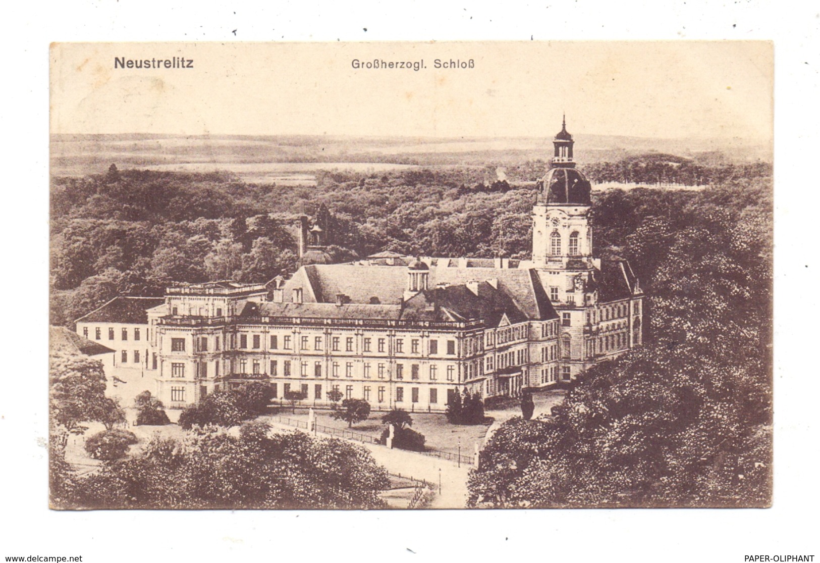 0-2080 NEUSTRELITZ, Großherzogliches Schloß, 1922 - Neustrelitz