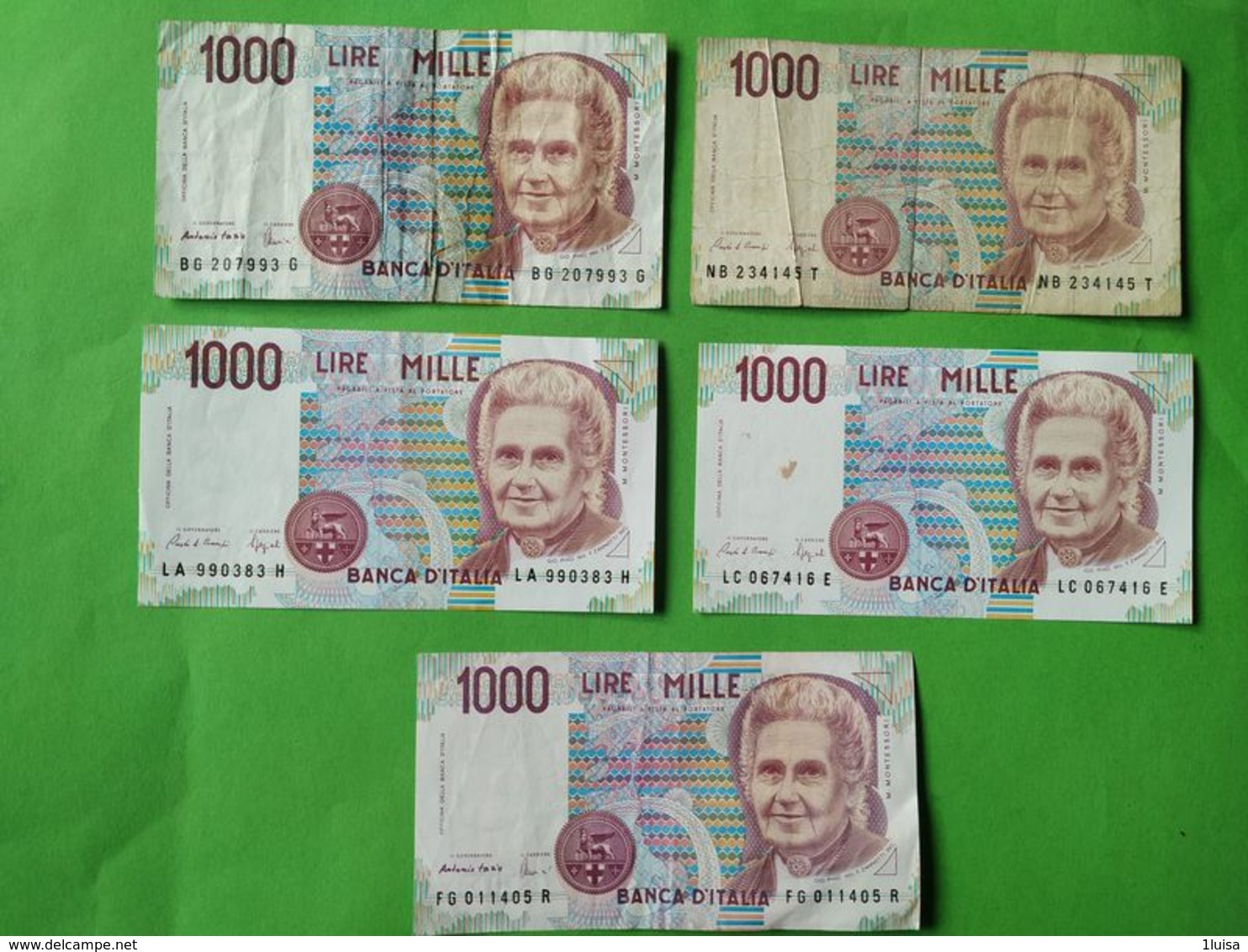 1000 Lire Montessori Per 5 - 1000 Lire