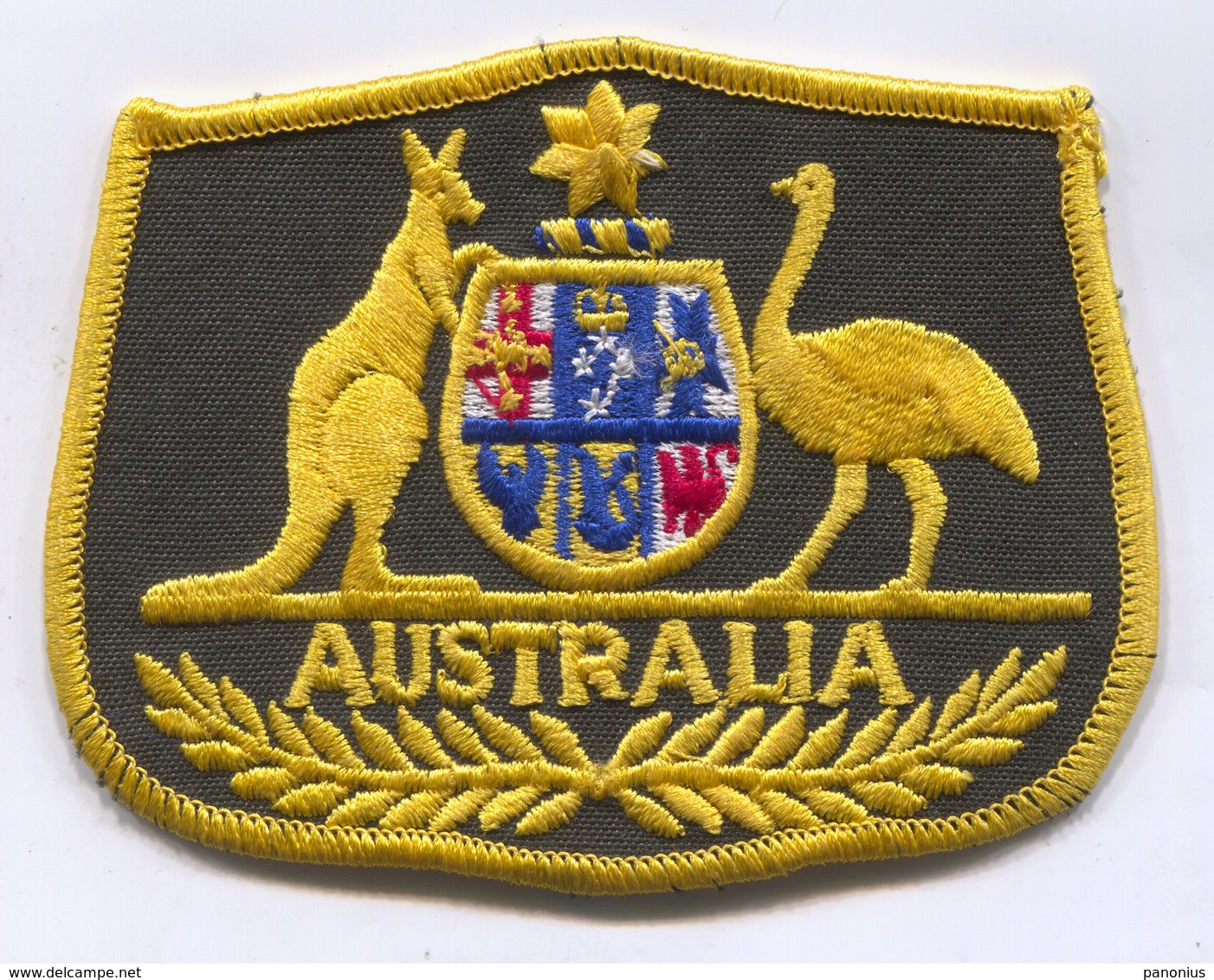 AUSTRALIA -  Blazon, Coat Of Arms, Patch, D 9 X 7 Cm - Ecussons Tissu