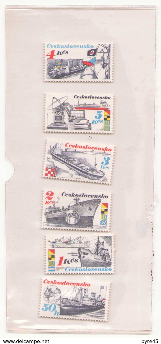 Tchécoslovaquie 1989, N° 2798 / 2803 ** - Neufs