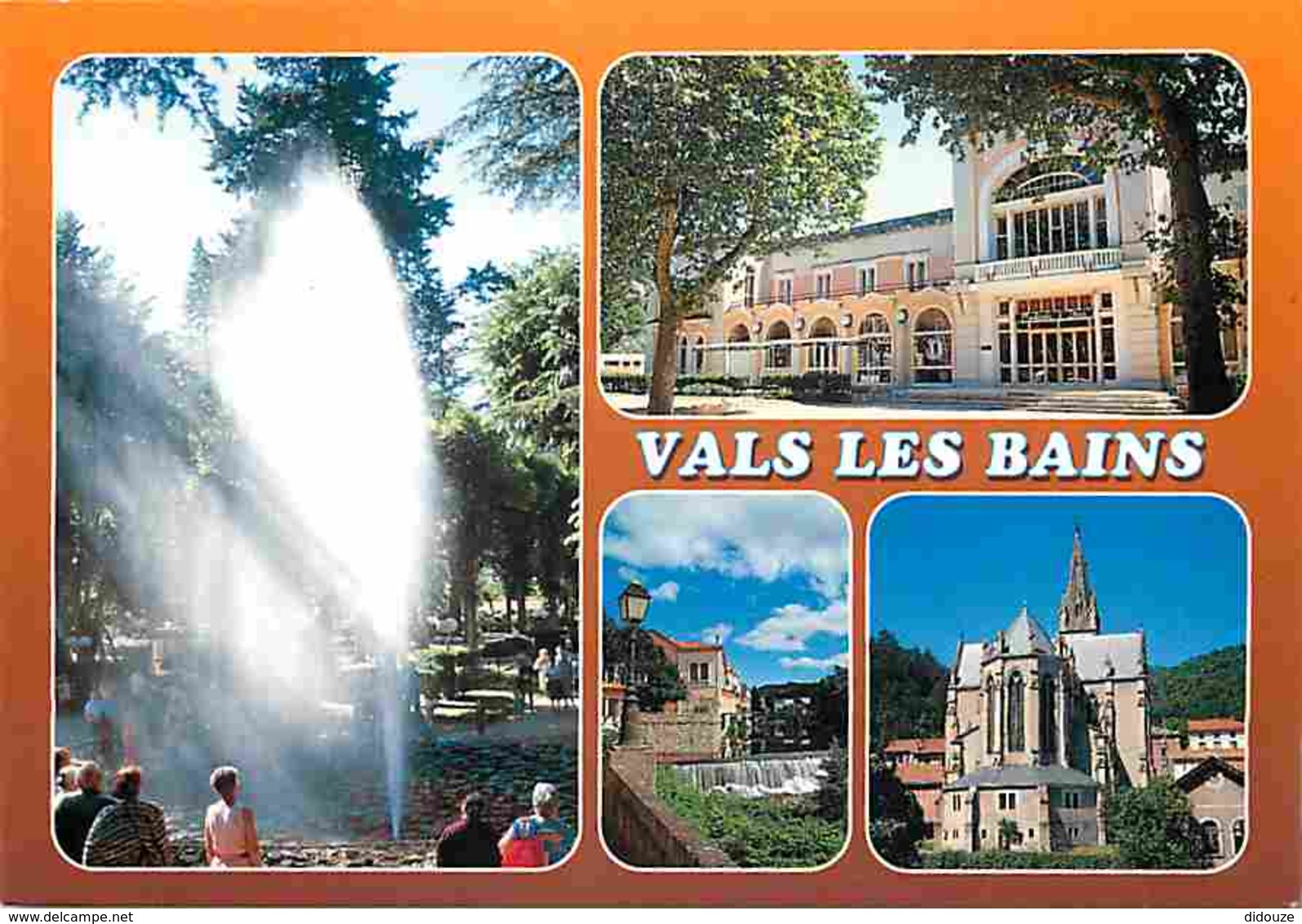 07 - Vals Les Bains - Multivues - La Source Intermittente - Voir Scans Recto-Verso - Vals Les Bains