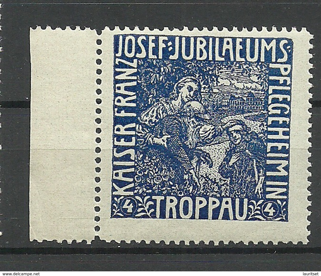 POLAND Deutschland Ca 1910 Keiser Franz Joseph Jubiläums Pflegeheim Troppau Vignette Werbemarke MNH - Vignetten (Erinnophilie)