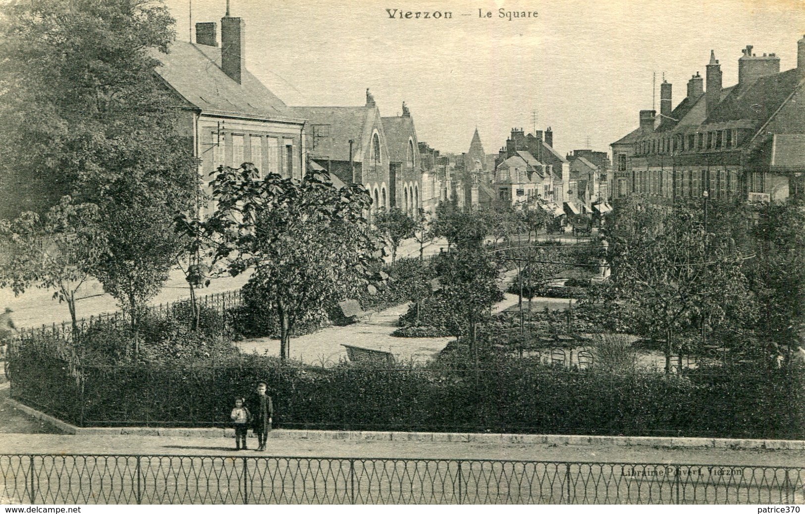 VIERZON - Le Square Soldat 134 ème Régiment écrit à Septfonds Cachet Militaire Gare - Vierzon