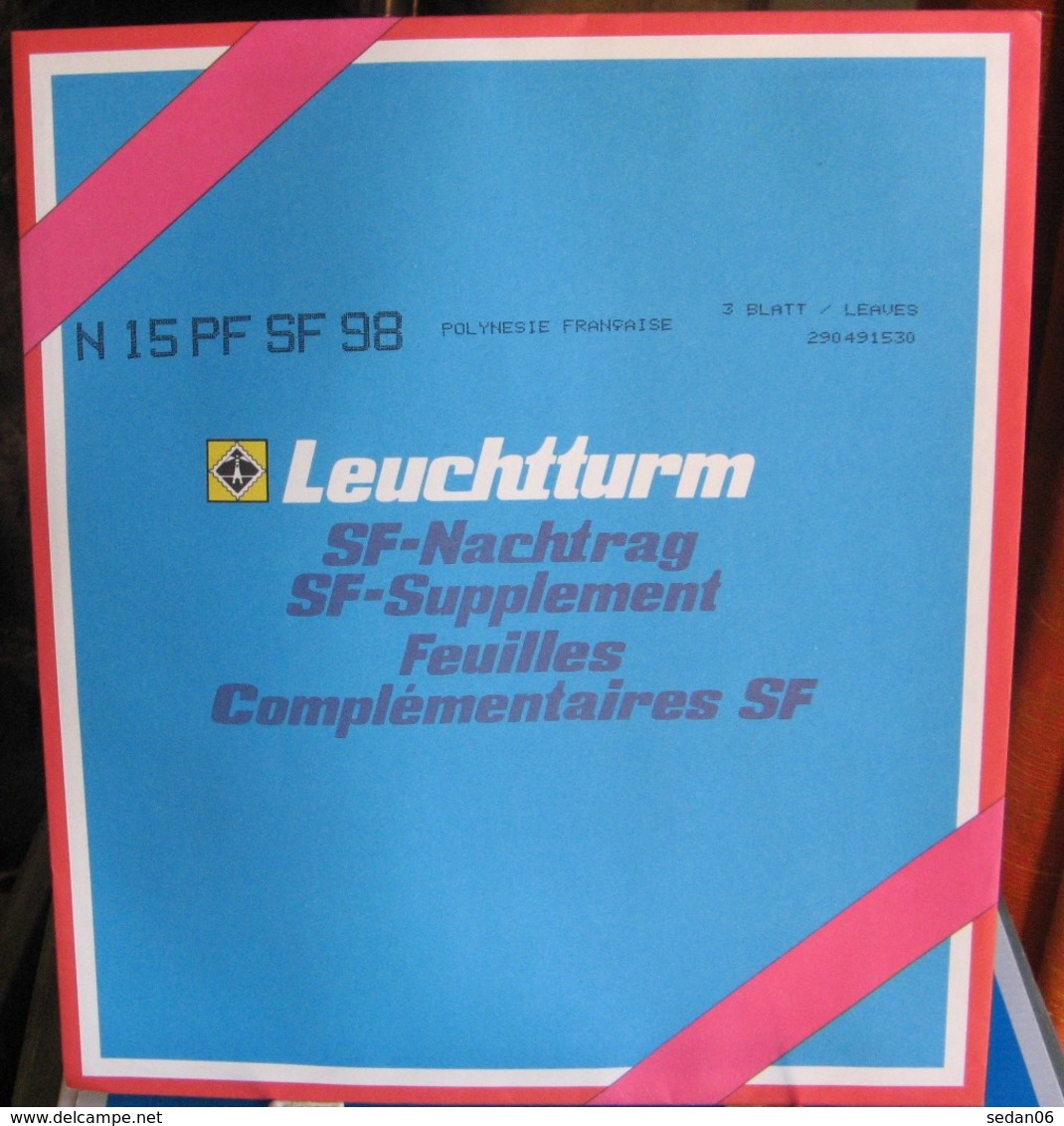 Leuchtturm - JEU POLYNESIE FRANCAISE 1998 SF (Avec Pochettes) - Vordruckblätter