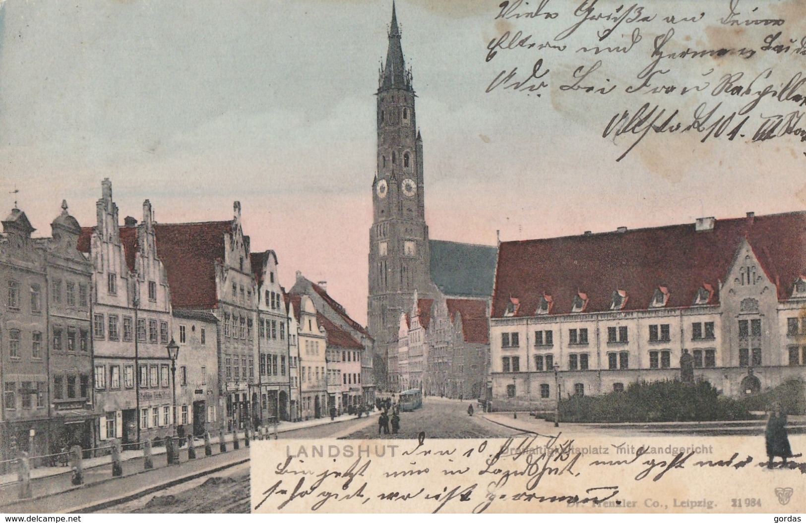 Germany - Landshut - Dreifaltigkeitplatz Mit Landgericht - Landshut