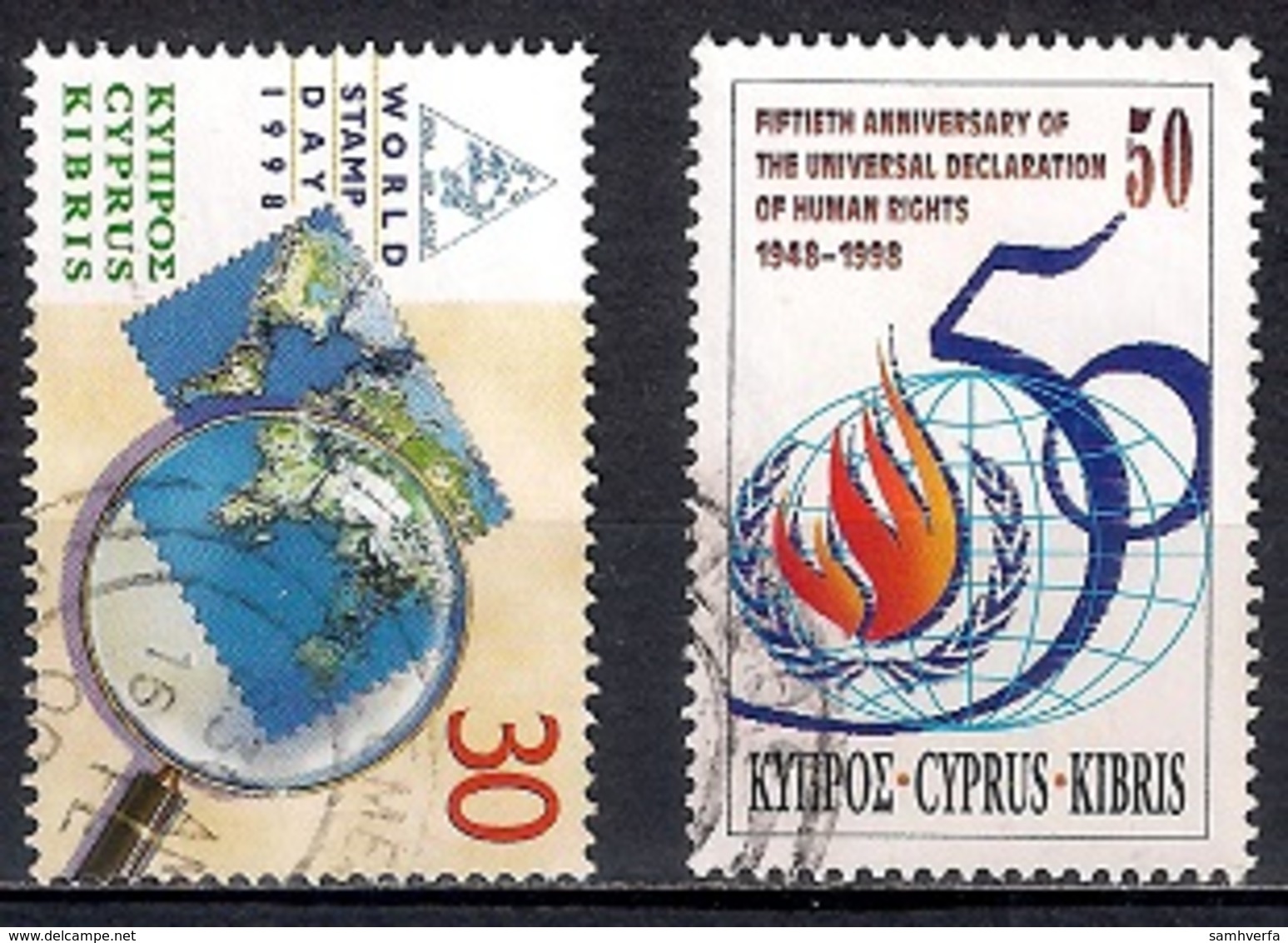 Cyprus 1998 - Worldwide Stamp Day - Usados